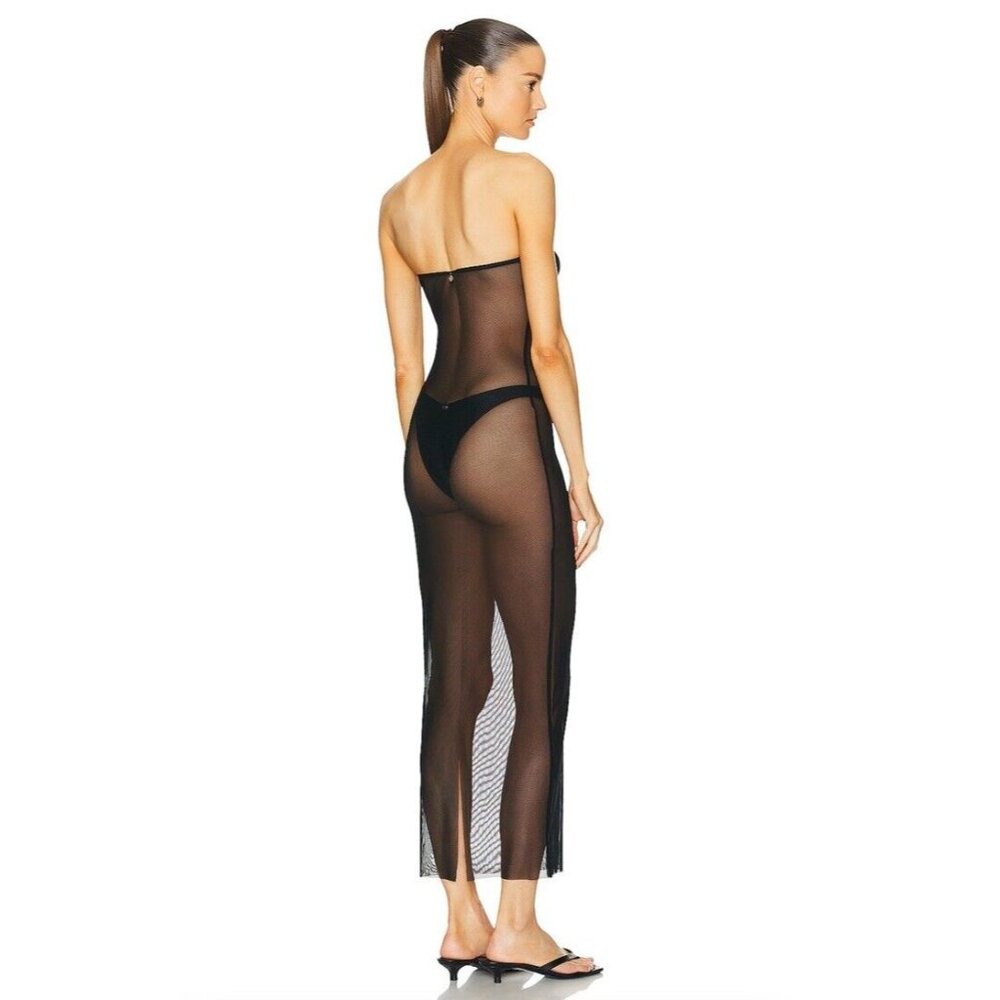 Bananhot Alice Strapless Dress Black - Picture 3 of 3